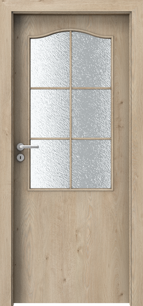 Porta DECOR 2/3 sklo s rámčekom