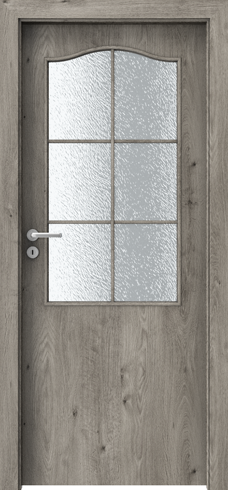 Porta DECOR 2/3 sklo s rámčekom